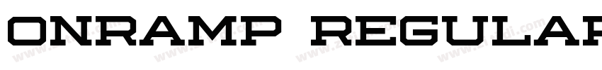 ONRAMP Regular字体转换